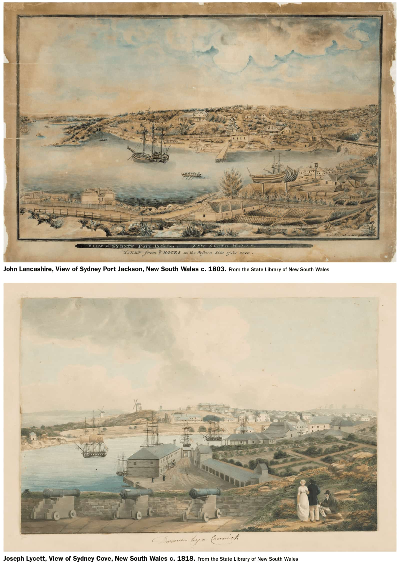 Paintings of Sydney Cove